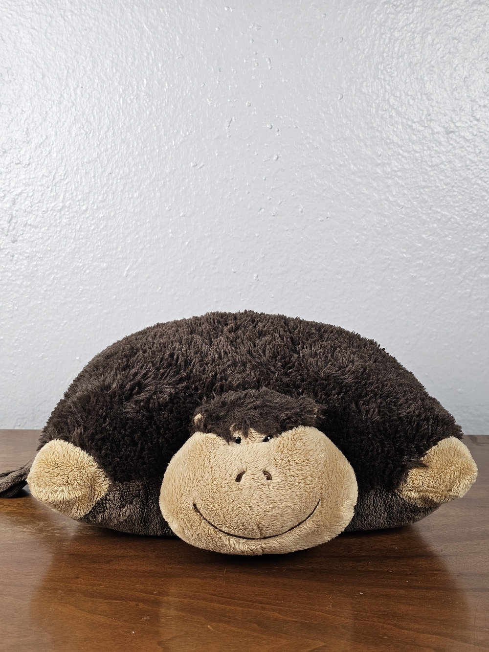 RARE 2009 Original Pillow Pets Silly Monkey (Brown) 12 Inch Plush Stuffed Animal